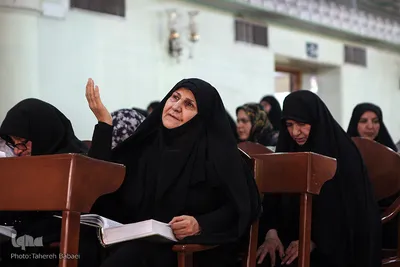 مراسم عزاداری شهادت حضرت زهرا(س) در حرم عبدالعظیم حسنی(ع)