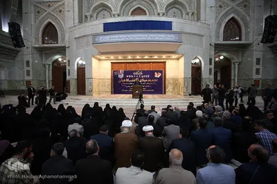 مراسم تجدید میثاق دانشگاهیان و جهادگران با آرمان‌های معمار کبیر انقلاب، امام خمینی (ره)