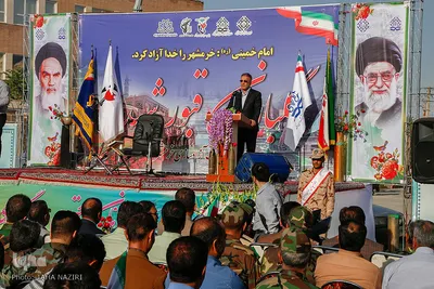 گلباران مزار شهدا به مناسبت سالروز آزاد سازی خرمشهر