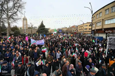 راهپیمایی یوم‌الله 22 بهمن در همدان