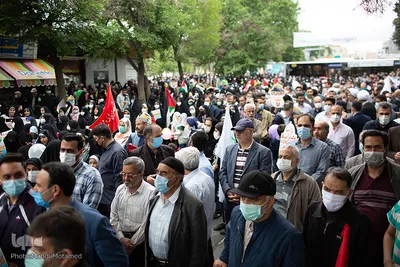 راهپیمایی روز قدس در قزوین‎‎
