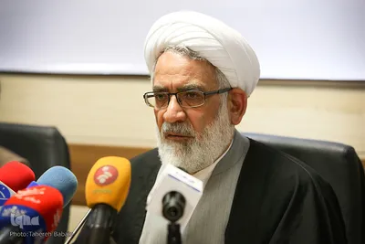 حجت‌الاسلام والمسلمین محمدجعفر منتظری، دادستان کل کشور در نشست ماهانه حقوقی کاربردی موسسه آموزش عالی شهید قدوسی