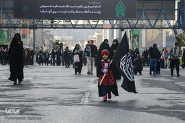 اجتماع عزاداران فاطمی در میدان هفت تیر تهران