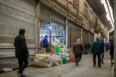بازار تهران در قرنطینه