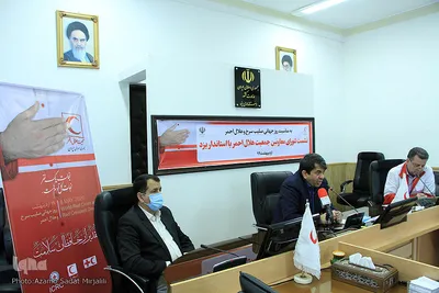 نشست شورای معاونان جمعیت هلال احمر استان با استاندار یزد