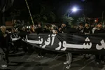 دسته عزاداری هیئت فاطمیون زنجان در شب عاشورا