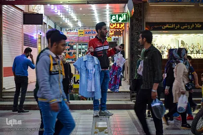 بازار شب عید در اهواز 