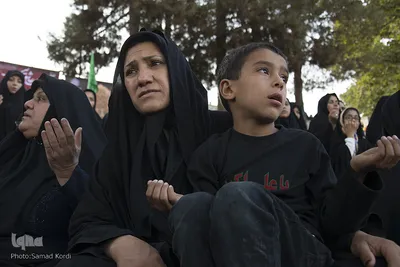 همایش «لبیک یا حسین» در گلزار شهدای روستای هیو