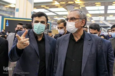 بازدید بهرام عین اللهی، وزیر بهداشت، درمان و آموزش پزشکی از نمایشگاه بین المللی قرآن کریم