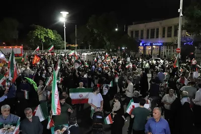 تجمع مردمی حمایت از بشارت فتح در تبریز