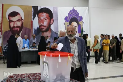 شور انتخابات در گلستان شهدای اصفهان