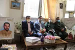 دیدار با خانواده شهید «مهدی اثنی عشری» شهید شاخص هنرمند استان فارس‎‎