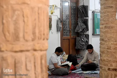 آیین معنوی اعتکاف در مسجد جامع سمنان