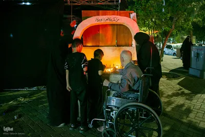  عزاداری شب شام غریبان در شهر ری

