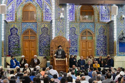 مراسم تحویل سال نو در حرم امام حسین(ع)
