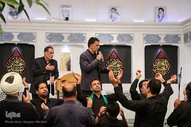 حسینیه ایران؛ مجلس روضه امام حسین(ع) در بیت شهید صدوقی‎‎