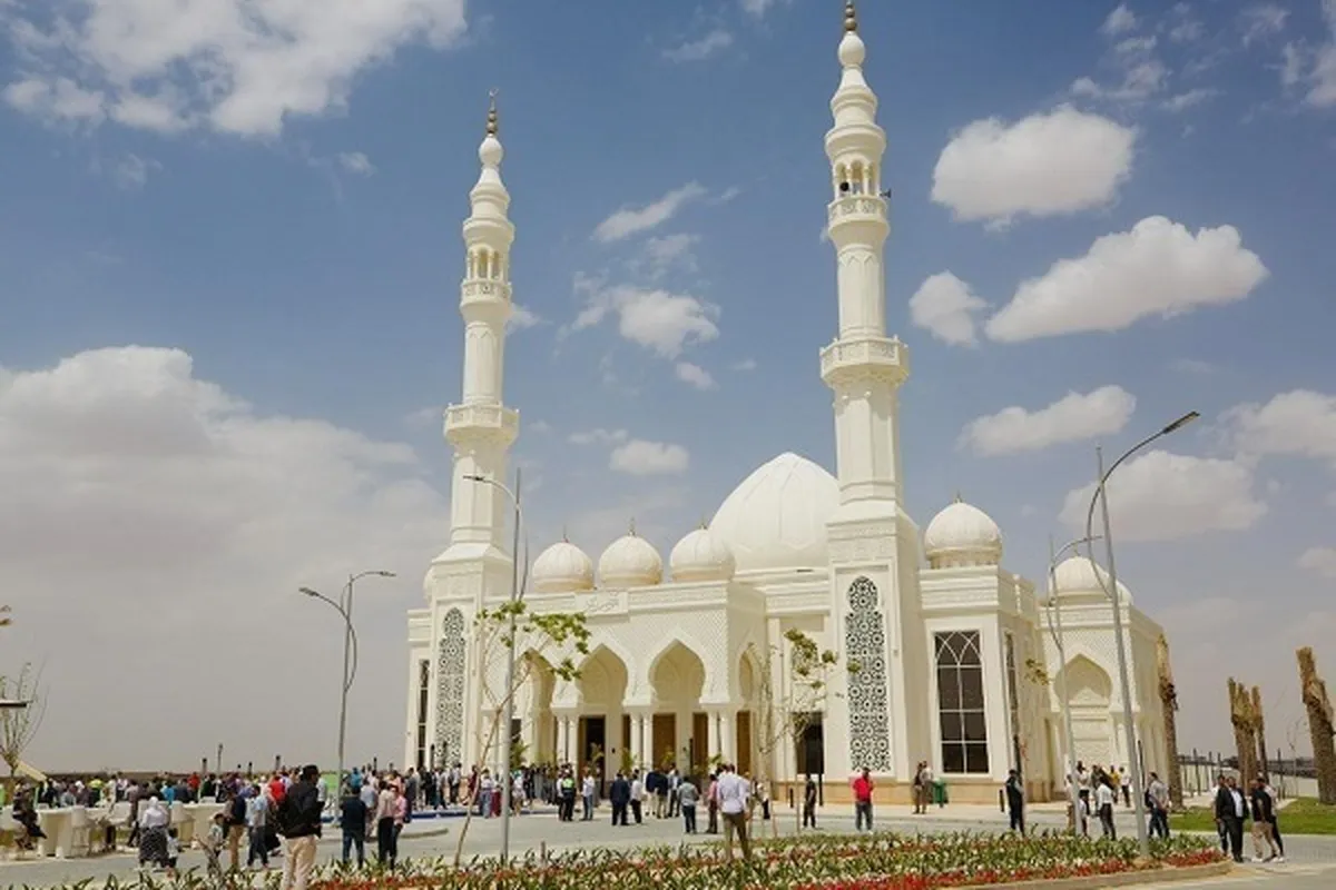 An bude babban masallacin Al-Mo'izz da ke wajen babban birnin kasar Masar