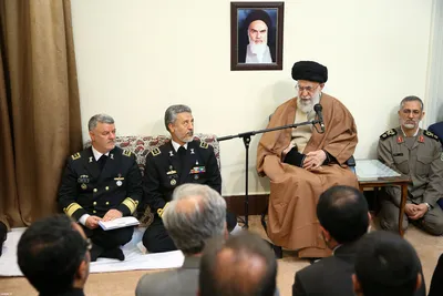 دیدار فرماندهان نیروی دریایی ارتش با فرمانده کل قوا 