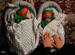 مراسم شیرخوارگان حسینی در حرم مطهر شاهچراغ(ع)
