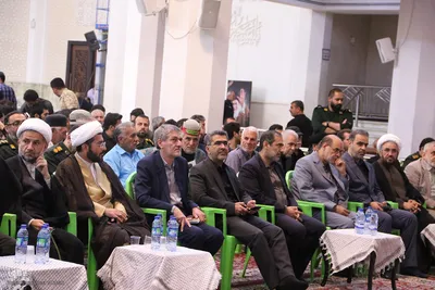 مراسم گرامیداشت نخستین سالگرد شهادت سردار سرلشکر پاسدار غلامحسین غیب‌پرور در شیراز
