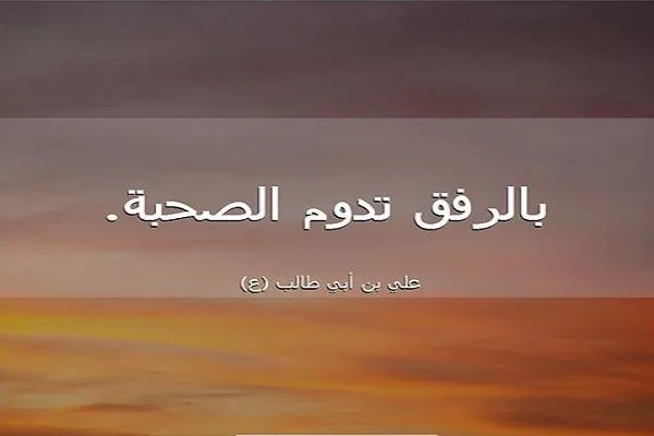 الإسلام يرى الرِّفقَ من أهمِّ الصِّفات التي يجب أن يتحلّى بها المؤمن