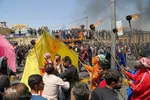 دسته عزاداری روز عاشورا در همدان‎