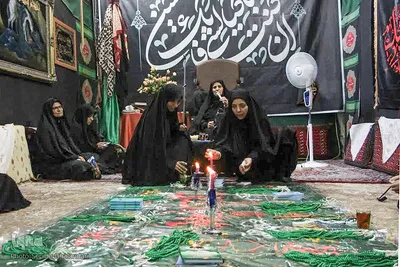 روضه 200 ساله در حسینیه محبان الزهرای بیرجند