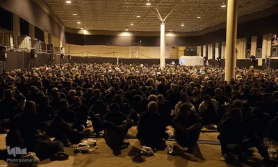 عزاداری شب عاشورای حسینی در حسینیه امام خمینی(ره)