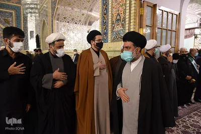 مراسم بزرگداشت آیت‌الله گرایلی در حرم رضوی