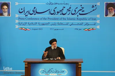 نشست خبری رئیس جمهور