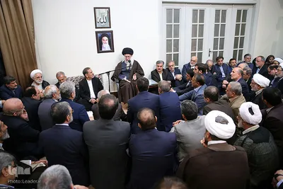 دیدار جمعی از مسئولان ارشد نظام با مقام معظم رهبری