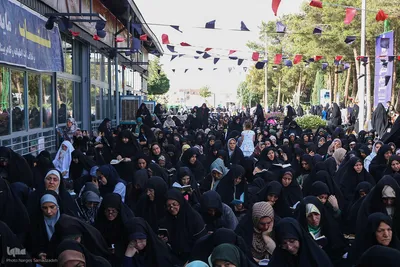مراسم دعای عرفه در گلستان شهدای اصفهان