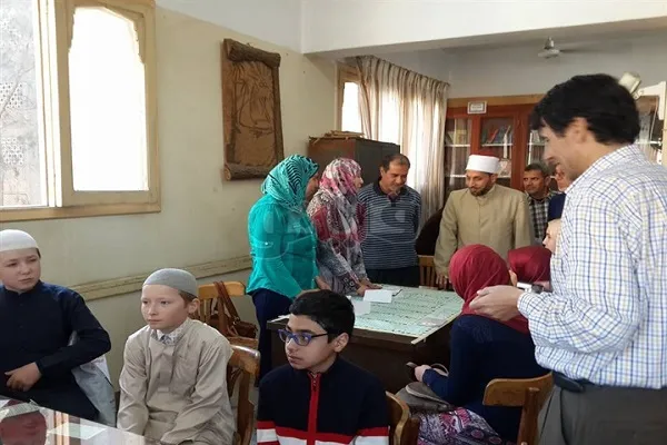 Russian Kids Attending Al-Azhar Quran Contest in Egypt   