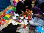 اعتکاف دانش‌آموزان دختر در مسجد سیدالشهدا(ع) خمینی‌شهر