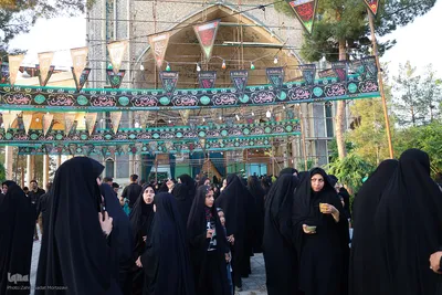مراسم شیرخوارگان حسینی در امامزاده سیدمحسن(ع) تیرانچی