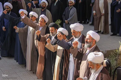 تجمع طلاب حوزه علمیه سمنان در حمایت از مقاومت فلسطین‎