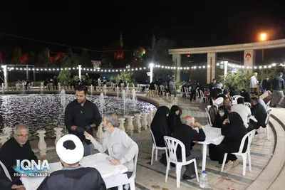 خادمی افتخاری اعضای خانه مطبوعات ملایر در موکب عقیله بنی هاشم