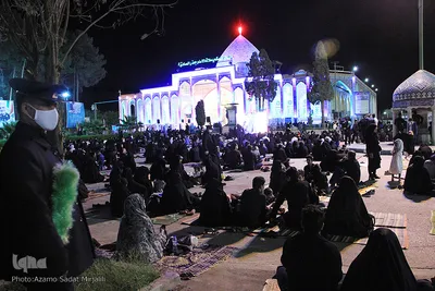 مراسم احیای شب بیست و سوم ماه رمضان در یزد