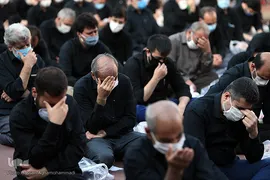 مراسم عزاداری شب هفتم محرم در هیئت بیت الحسین(ع)