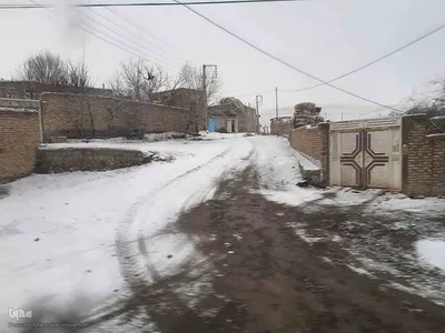 طبیعت برفی ارتفاعات و مناطق روستایی اهر