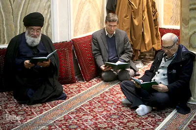مراسم هفتمین روز درگذشت مرحوم آیت الله محمد واعظ زاده خراسانی