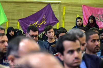 اولین سالگرد تدفین شهدای گمنام در دانشگاه پیام نور اهواز