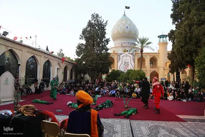 تعزیه سالروز شهادت حضرت علی‌بن حمزه(ع) در شیراز