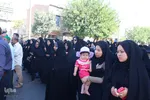 مراسم تشييع سلام اکبری از شهدای مدافع‌حرم