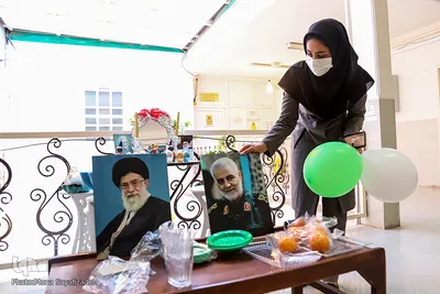 جشن میلاد امام زمان(عج) در آزمایشگاه کرونا - اهواز