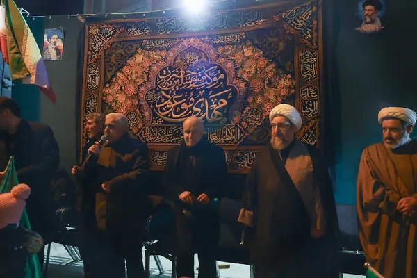 حضور امام جمعه تبریز در جمع عزاداران