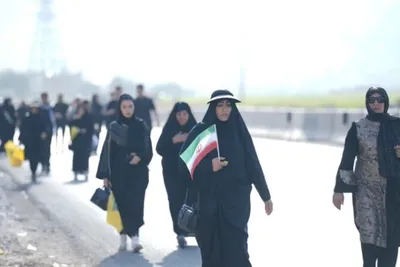 عکس | راهپیمایی جاماندگان اربعین در لرستان