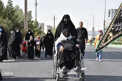 مراسم پیاده روی اربعین - سمنان