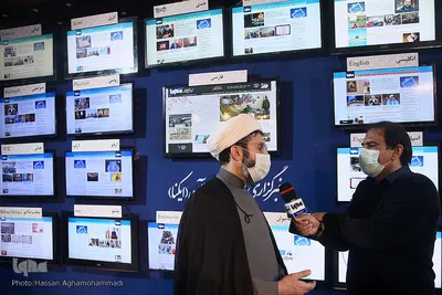 غرفه ایکنا در نمایشگاه دستاوردهای جهاددانشگاهی