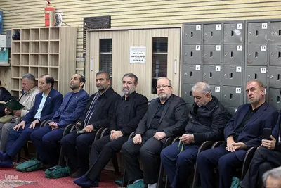 مراسم ترحیم مرحوم یعقوب منصوری پدر کریم منصوری قاری ممتاز و بین المللی کشور